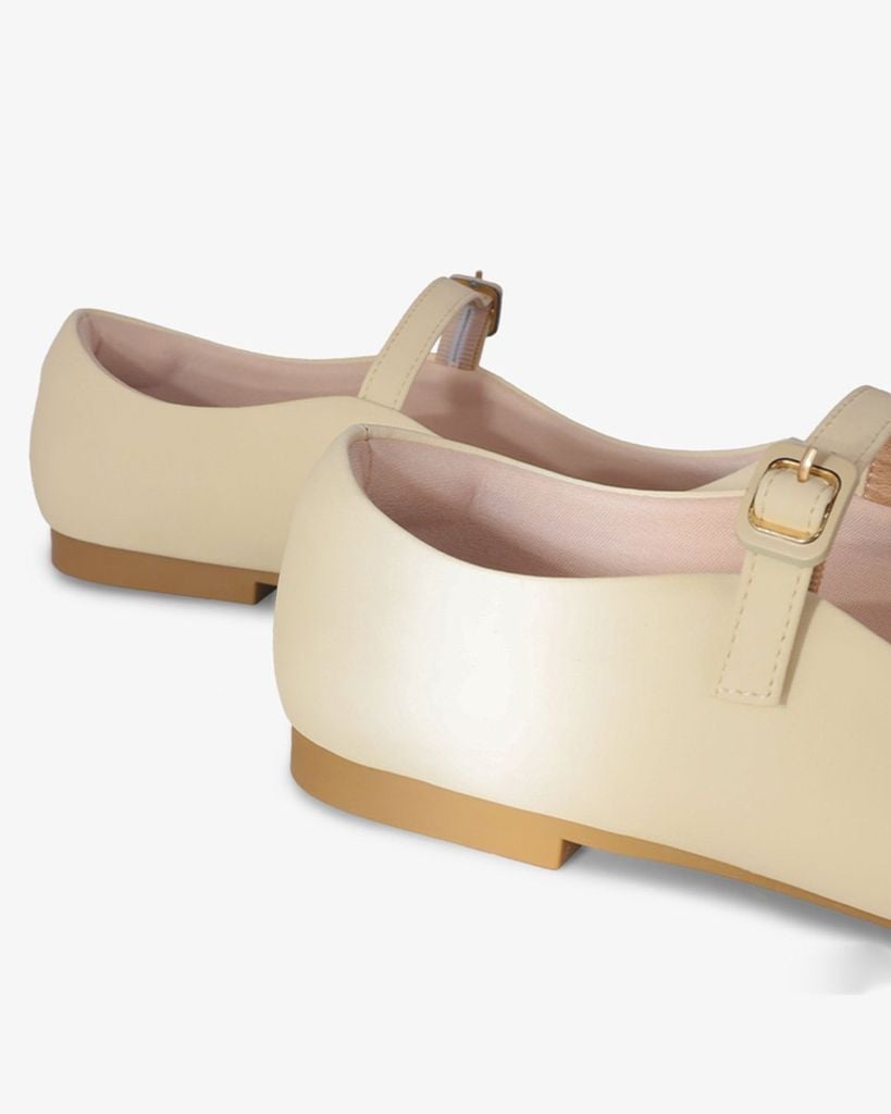 Giày Búp Bê Hạnh Dung Trơn Quai Ngang HD29186AY