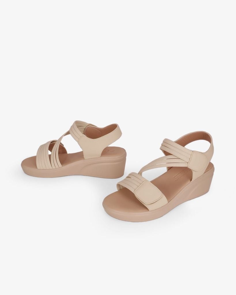 Sandal Đế Xuồng Hạnh Dung Quai Chéo Đan Dây HD29194AY