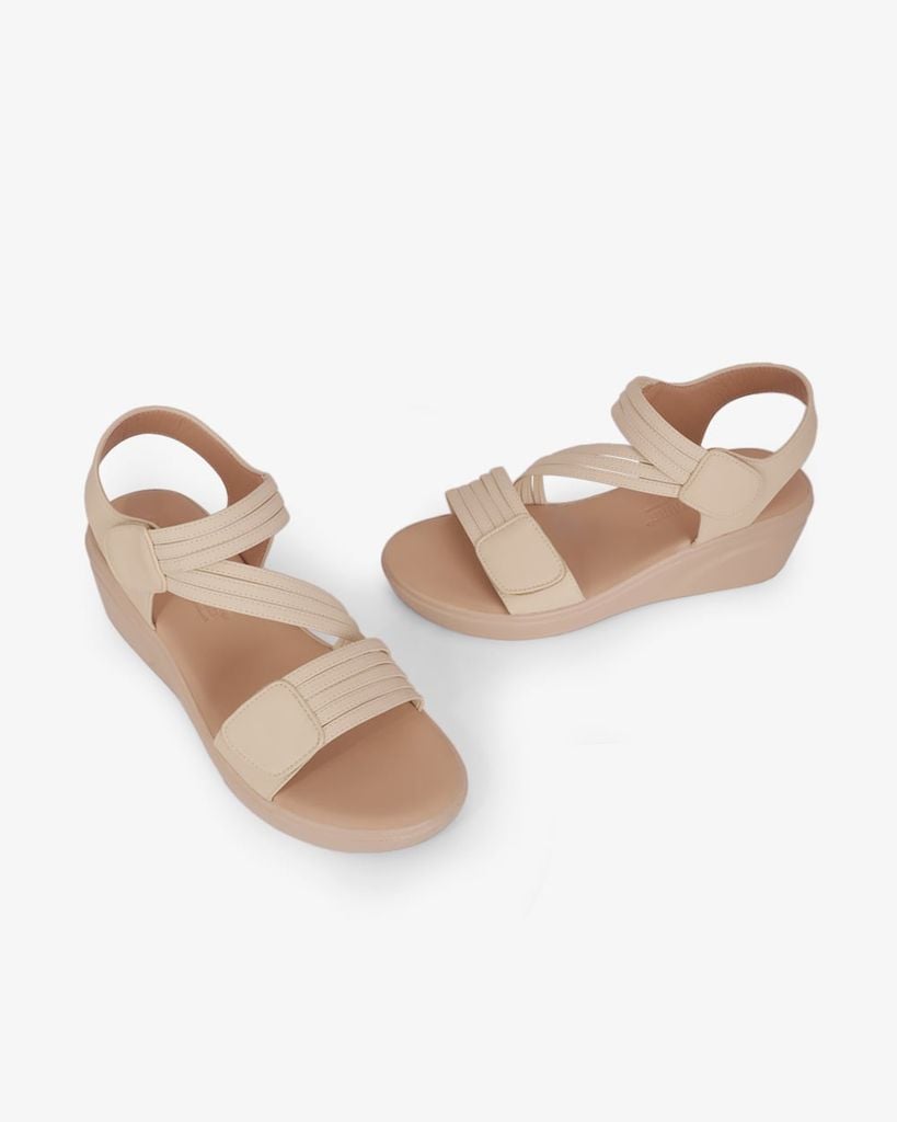 Sandal Đế Xuồng Hạnh Dung Quai Chéo Đan Dây HD29194AY