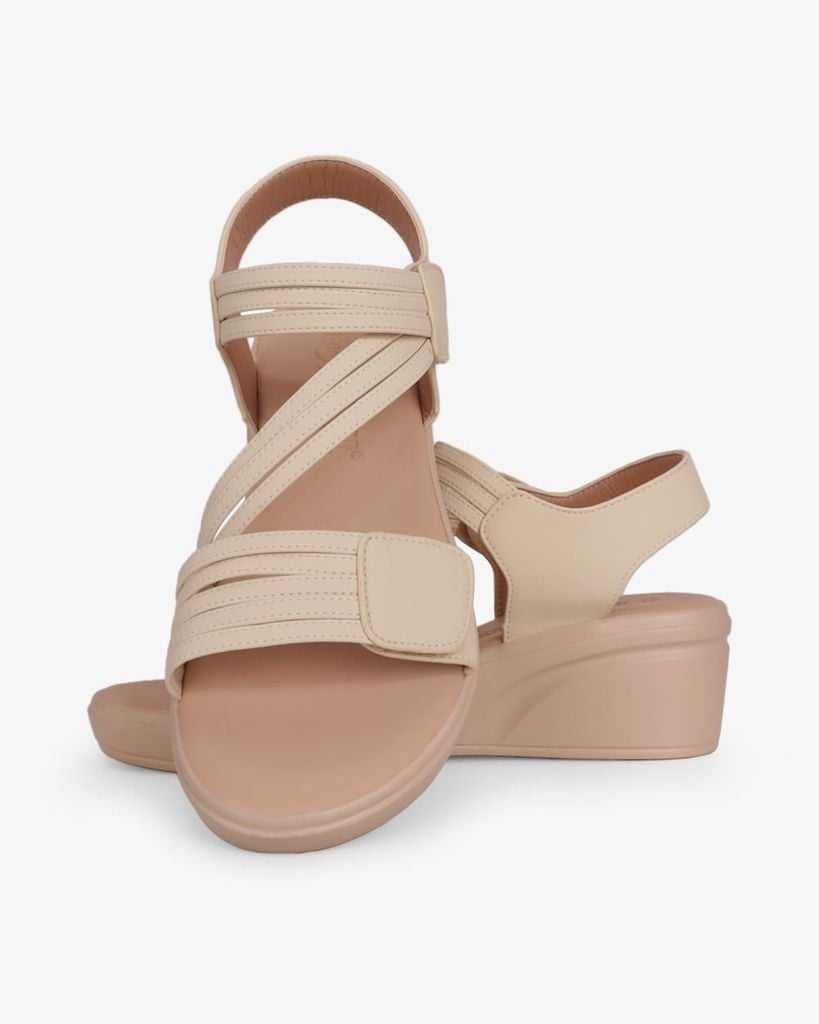 Sandal Đế Xuồng Hạnh Dung Quai Chéo Đan Dây HD29194AY