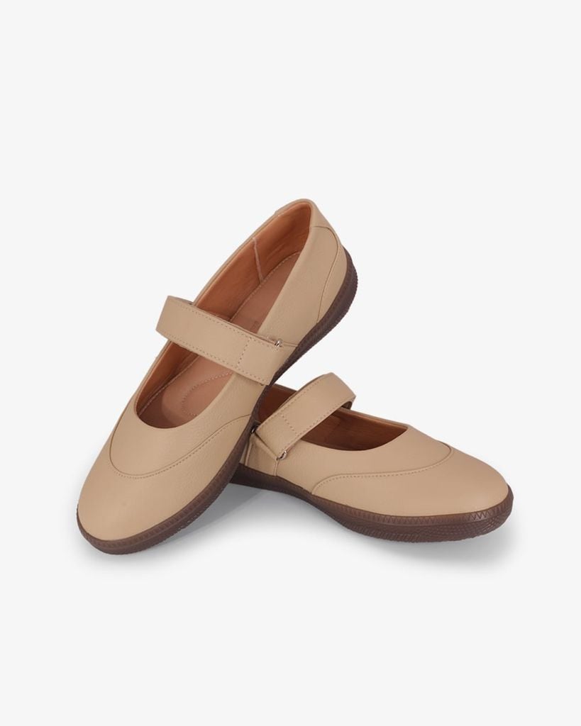 Giày Búp Bê Hạnh Dung Quai Dán Ngang HD29201AY