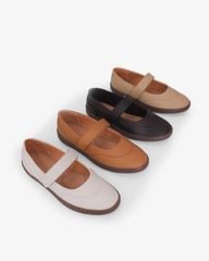 Giày Búp Bê Hạnh Dung Quai Dán Ngang HD29201AY