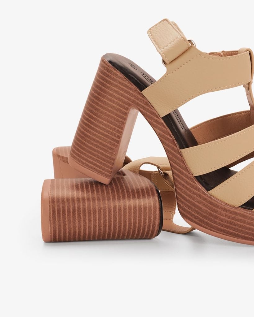 Sandal Cao Gót Hạnh Dung Quai Chiến Binh HD29208AY