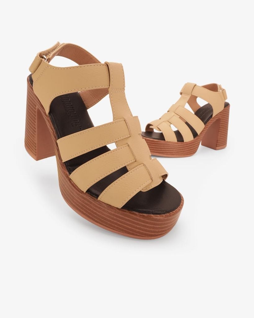 Sandal Cao Gót Hạnh Dung Quai Chiến Binh HD29208AY