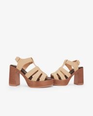 Sandal Cao Gót Hạnh Dung Quai Chiến Binh HD29208AY