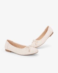 Giày Búp Bê Hạnh Dung Vuông Nơ HD29219AY