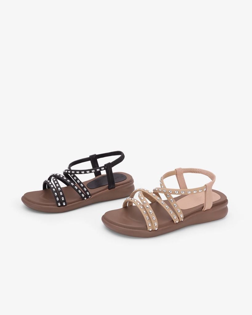 Sandal Đế Xẹp Hạnh Dung Quai Dây Chéo X HD29222AY
