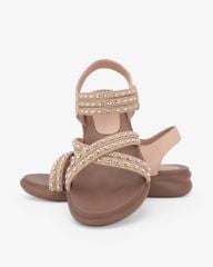 Sandal Đế Xẹp Hạnh Dung Quai Tán Đinh HD29223AY
