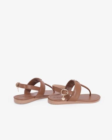 Sandal Đế Xẹp Hạnh Dung Kẹp Hoa Đính Đá HD02267AB