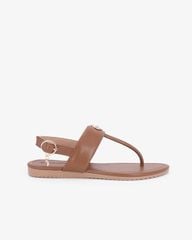 Sandal Đế Xẹp Hạnh Dung Kẹp Hoa Đính Đá HD02267AB