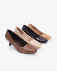 Giày Cao Gót Hạnh Dung Mũi Vuông HD041141AD