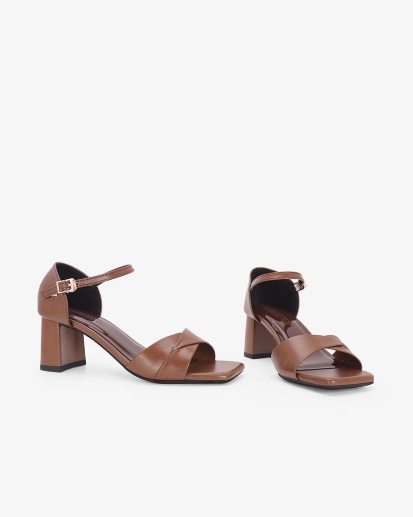 Sandal Cao Gót Hạnh Dung Quai Chéo HD041145AD