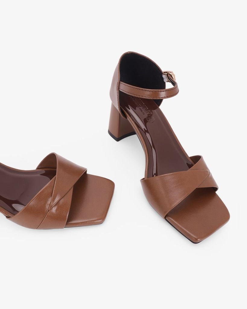 Sandal Cao Gót Hạnh Dung Quai Chéo HD041145AD