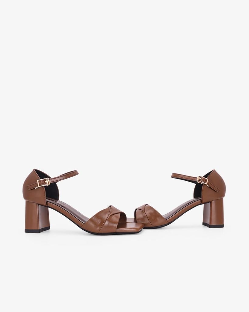 Sandal Cao Gót Hạnh Dung Quai Chéo HD041145AD
