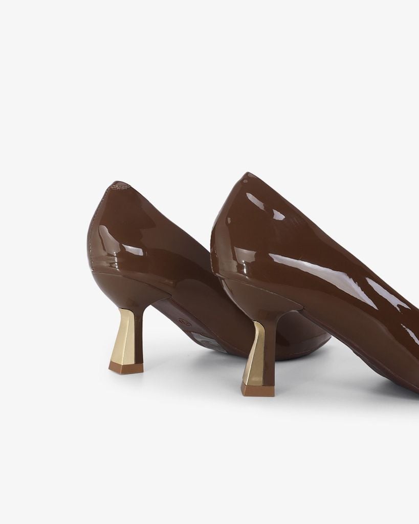 Giày Cao Gót Hạnh Dung Cổ Tròn Mũi Nhọn HD0657BA