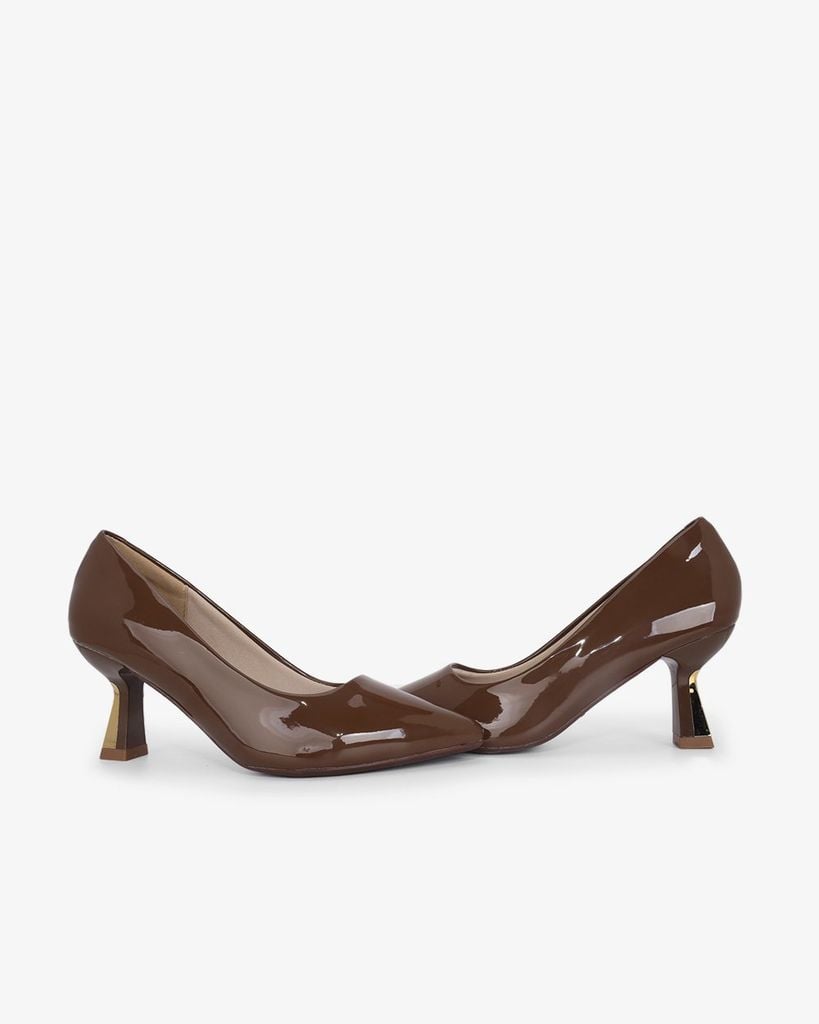 Giày Cao Gót Hạnh Dung Cổ Tròn Mũi Nhọn HD0657BA