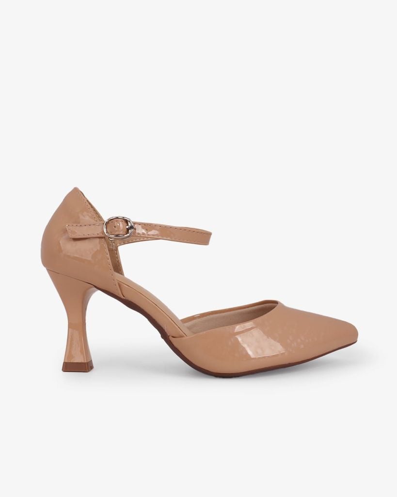 Giày Sandal Hạnh Dung Mũi Nhọn Trơn Ánh Vân HD0659BA