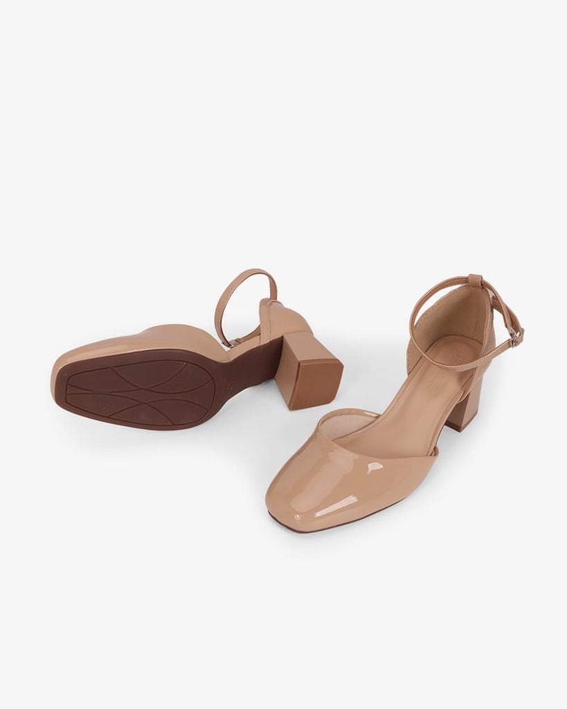 Giày Sandal Hạnh Dung Cao Gót Bít Mũi Vuông HD0661BA