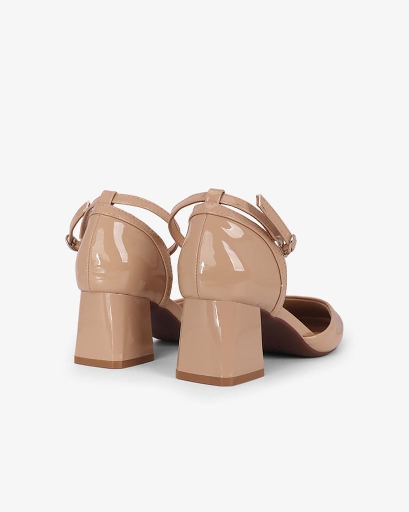 Giày Sandal Hạnh Dung Cao Gót Bít Mũi Vuông HD0661BA