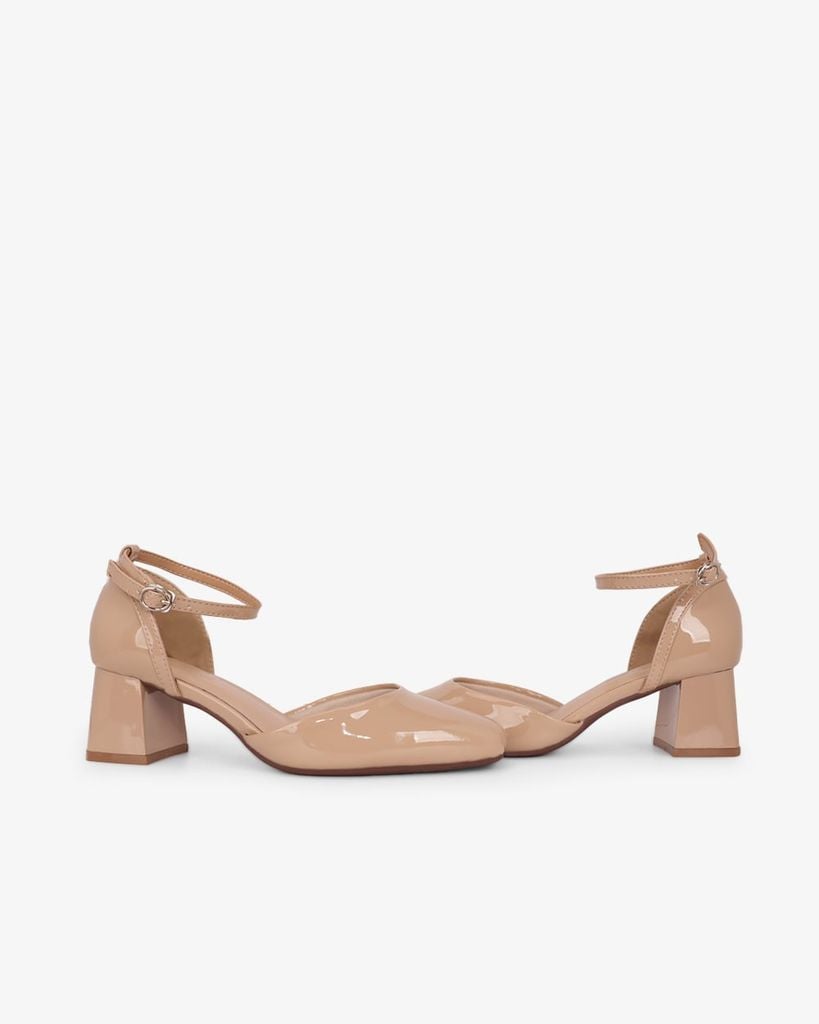 Giày Sandal Hạnh Dung Cao Gót Bít Mũi Vuông HD0661BA