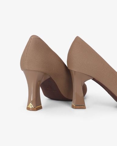 Giày Cao Gót Hạnh Dung Nhung Mềm HD0664BA