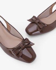 Giày Sandal Cao Gót Hạnh Dung Khóa Nơ HD0670BA