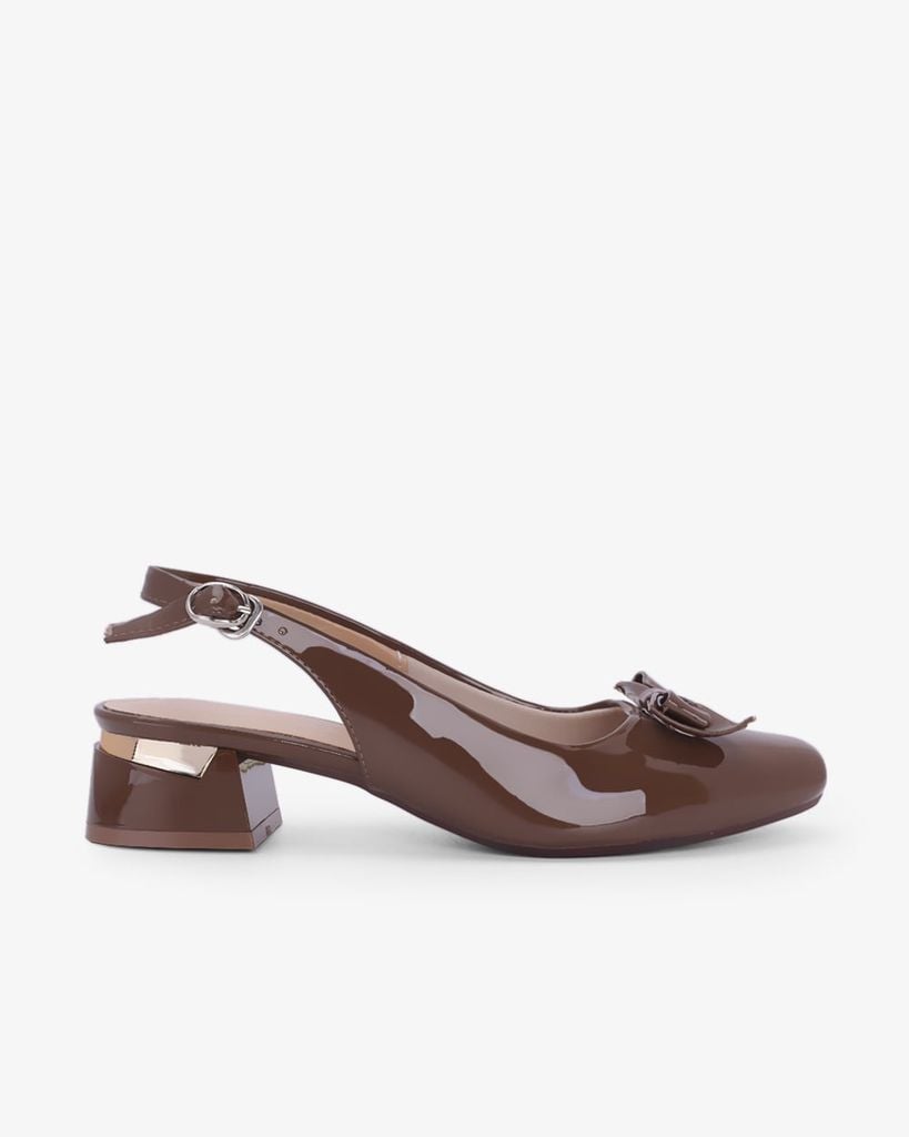 Giày Sandal Cao Gót Hạnh Dung Khóa Nơ HD0670BA