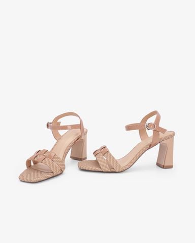 Sandal Cao Gót Hạnh Dung Quai Đan HD0672BA
