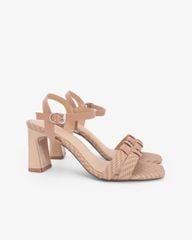 Sandal Cao Gót Hạnh Dung Quai Đan HD0672BA