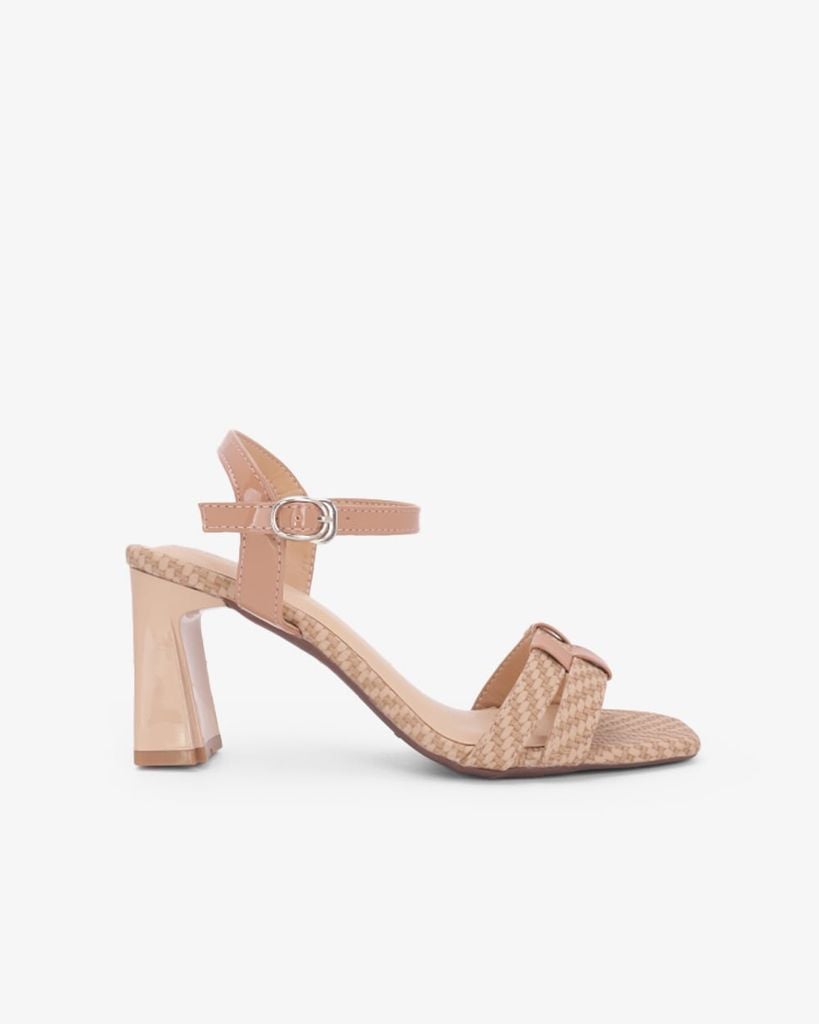 Sandal Cao Gót Hạnh Dung Quai Đan HD0672BA