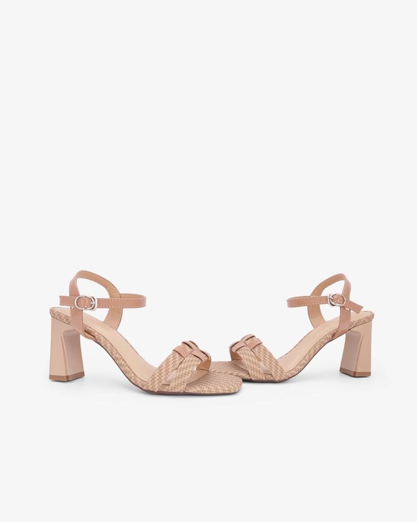 Sandal Cao Gót Hạnh Dung Quai Đan HD0672BA
