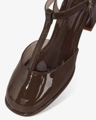 Giày Sandal Hạnh Dung Bít Mũi T Da Bóng HD0927AS