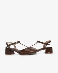 Giày Sandal Hạnh Dung Bít Mũi T Da Bóng HD0927AS