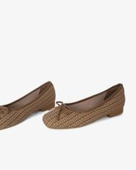 Giày Búp Bê Hạnh Dung Nơ Dây Mảnh HD0937AS
