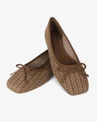 Giày Búp Bê Hạnh Dung Nơ Dây Mảnh HD0937AS