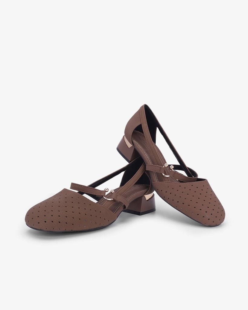 Giày Sandal Cao Gót Hạnh Dung Quai Khoen HD0952AS