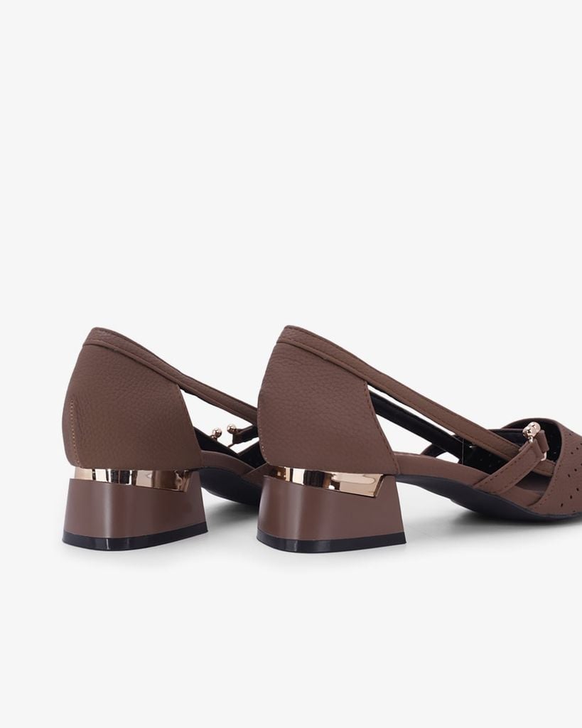 Giày Sandal Cao Gót Hạnh Dung Quai Khoen HD0952AS