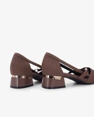Giày Sandal Cao Gót Hạnh Dung Quai Khoen HD0952AS