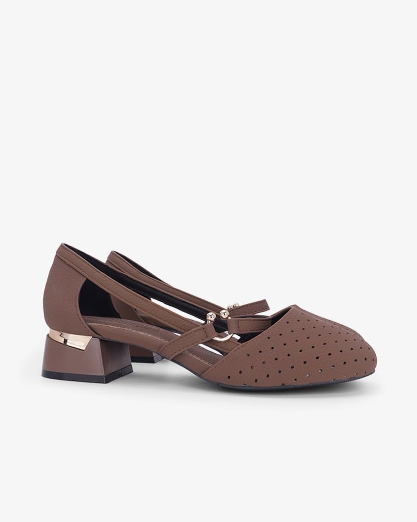 Giày Sandal Cao Gót Hạnh Dung Quai Khoen HD0952AS