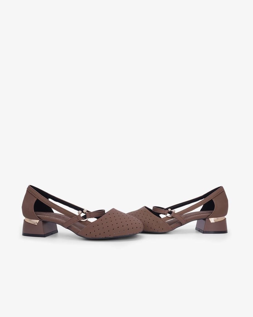 Giày Sandal Cao Gót Hạnh Dung Quai Khoen HD0952AS