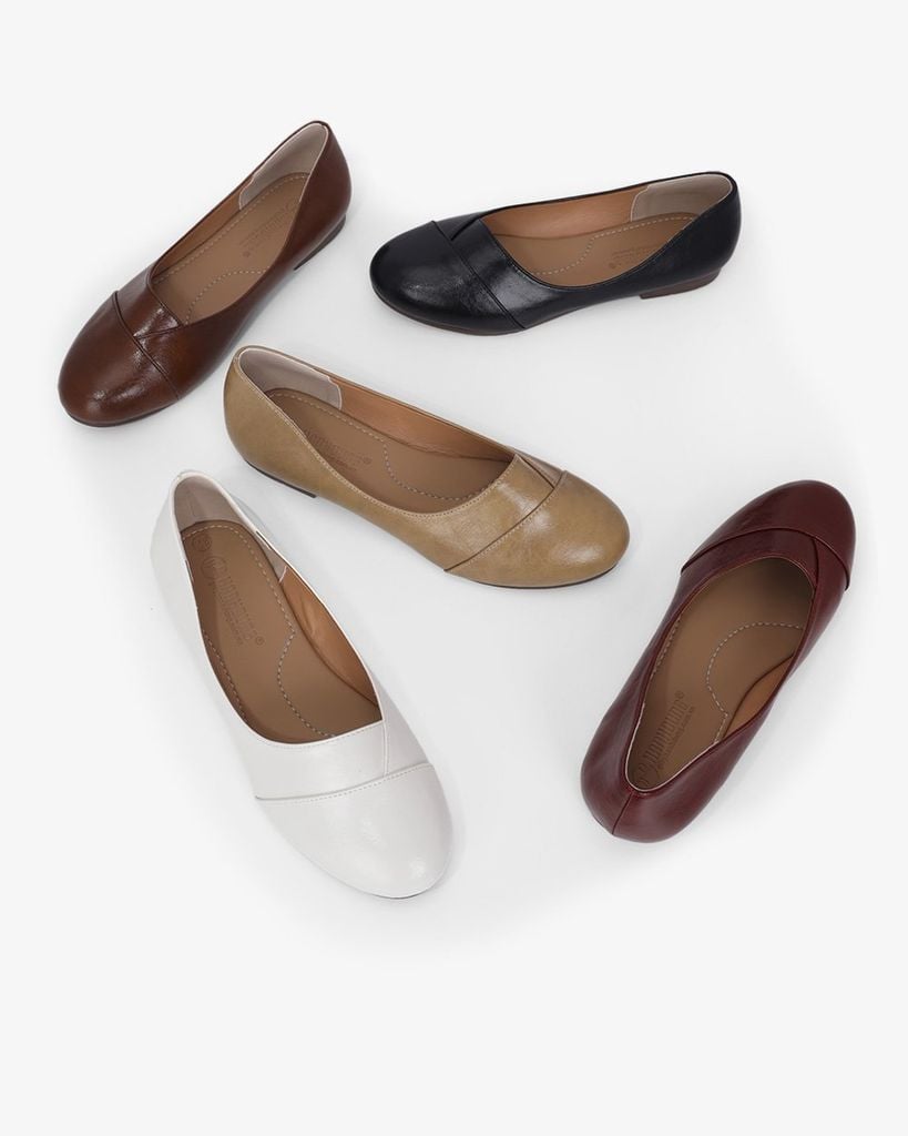 Giày Búp Bê Hạnh Dung Đắp Chéo HD11107AV