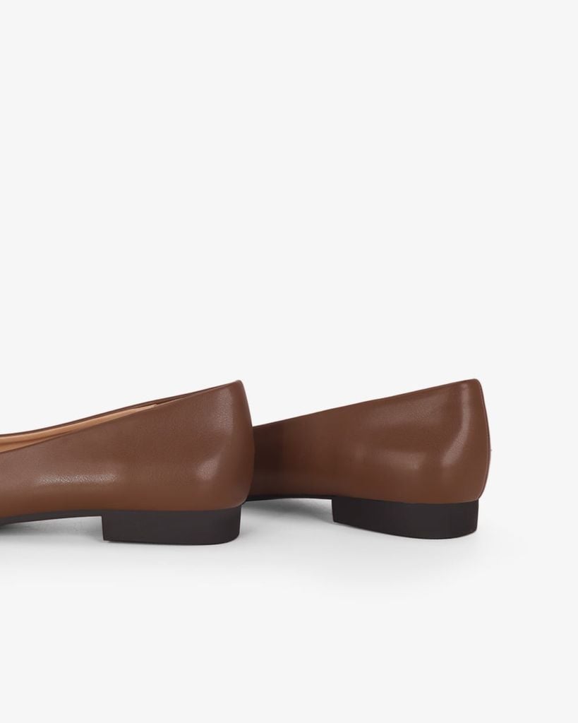 Giày Búp Bê Hạnh Dung Trơn Mũi Vuông HD11108AV