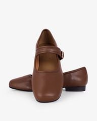 Giày Búp Bê Hạnh Dung Mũi Vuông Trơn HD11109AV