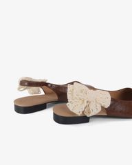 Sandal Hạnh Dung Bít Mũi Quai Nơ HD11110AV