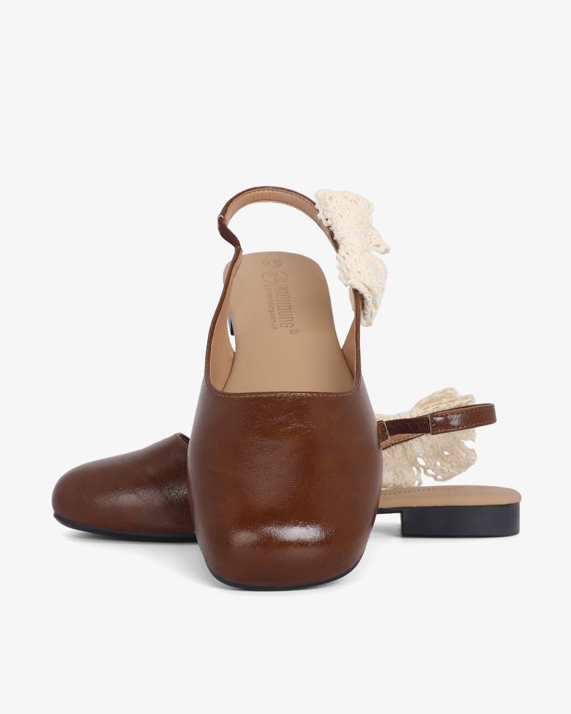 Sandal Hạnh Dung Bít Mũi Quai Nơ HD11110AV