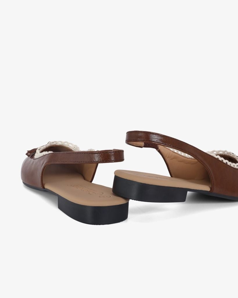 Sandal Hạnh Dung Bít Mũi Nơ HD11111AV