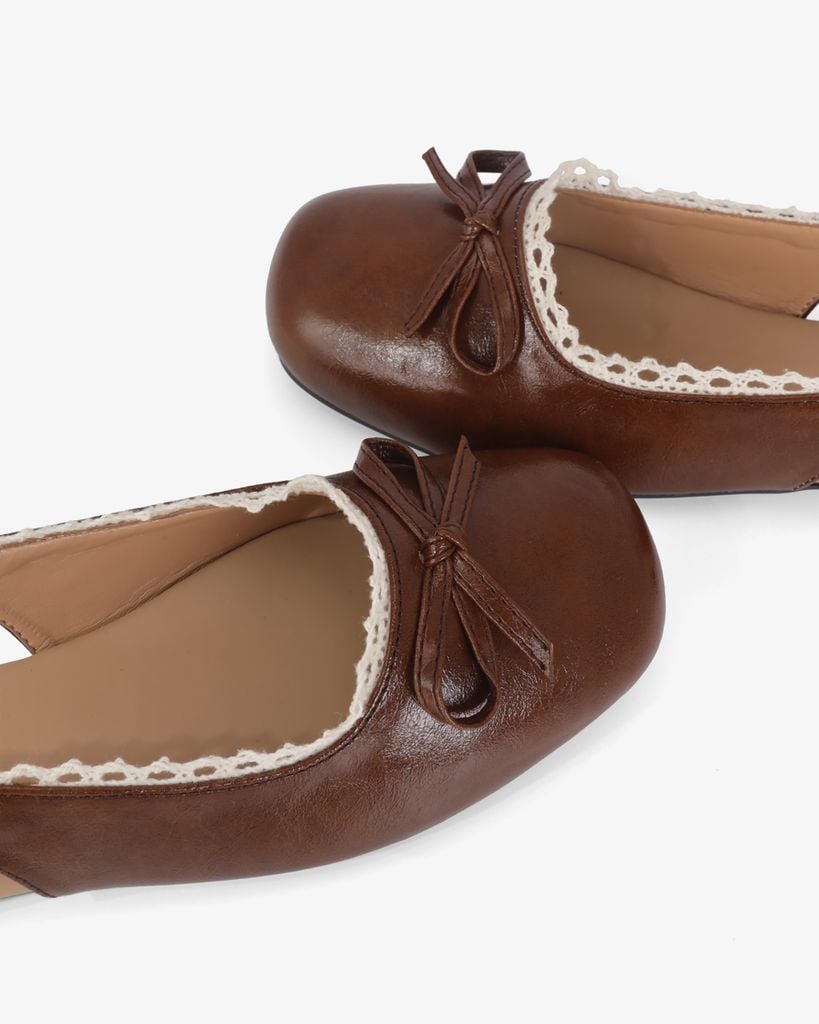 Sandal Hạnh Dung Bít Mũi Nơ HD11111AV