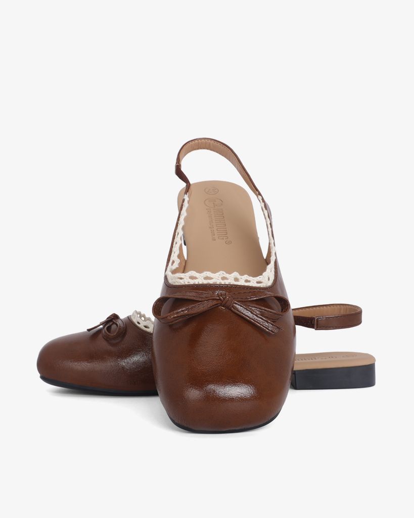 Sandal Hạnh Dung Bít Mũi Nơ HD11111AV