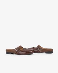 Dép Bít Mũi Hạnh Dung Khóa Nâu HD11114AV