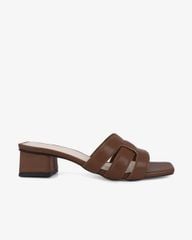 Dép Cao Gót Hạnh Dung Ba Quai Đắp Ngang HD11129AV